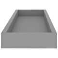 vidaXL Terasové nástenné police 2 ks sivé 60x15x4 cm MDF