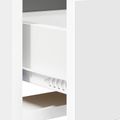 vidaXL TV skrinka 100 x 33 x 47 cm Biela Kompozitné drevo