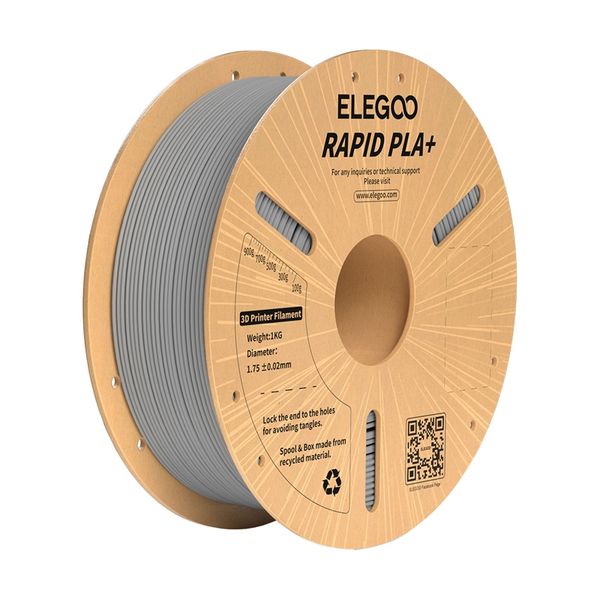 Filament ELEGOO Rapid PLA+ (sivý)