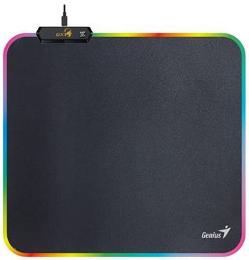 GENIUS GX GAMING podložka pod myš GX-Pad 260S RGB/ 260 x 240 x 3 mm/ RGB podsvícení Podložka pod myš, herní, 260×240×3mm, RGB podsvícení, USB, cerná