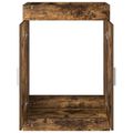 vidaXL Skriňa pod umývadlo do kúpeľne Dymový dub 78,5 x 37,5 x 81 cm