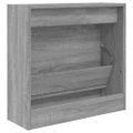 vidaXL Botník sivý dub sonoma 60x21x57 cm spracované drevo