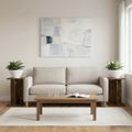 vidaXL Stojan na rastliny 2 ks Dymový dub 25 x 25,5 x 40,5 cm