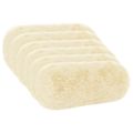 vidaXL Poťah na podložku 6 pcs HEERLEN Krémová Ø 15 x 40 cm PV fleece