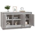 vidaXL Komoda sivá sonoma 102x35x55 cm spracované drevo