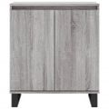 vidaXL Komoda sivý dub sonoma 60x35x70 cm spracované drevo