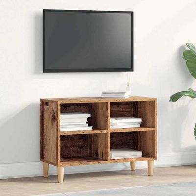 vidaXL TV skrinka Staré drevo 69,5 x 30 x 50 cm Kompozitné drevo