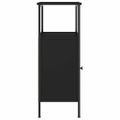 vidaXL Nočné stolíky 2 ks čierne 41x31x80 cm kompozitné drevo