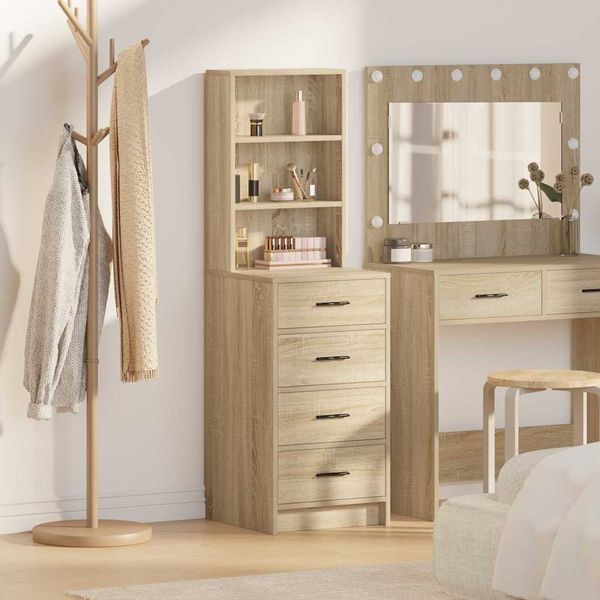vidaXL Highboard dub sonoma 40 x 41 x 135 cm Kompozitné drevo