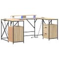 vidaXL Stôl Sonoma dub Kompozitné drevo 182 x 101 x 87,5 cm
