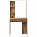 vidaXL Stôl Staré drevo Kompozitné drevo 78,5 x 37 x 154,5 cm