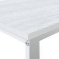 vidaXL Počítačový stôl biely 110x60x73 cm drevotrieska