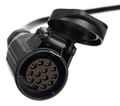 Prepojovací 13pin kábel - zavesená zásuvka + zástrčka TRAILER CABLE 8, 12V, 5m SIXTOL