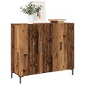 vidaXL Komoda staré drevo 90x34x80 cm kompozitné drevo