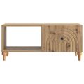vidaXL Konferenčný stolík Dub artisan 90 x 50 x 40 cm Kompozitné drevo