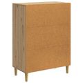 vidaXL Servírovacia skriňa Dub artisan 66 x 34,5 x 90 cm