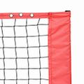 vidaXL Tenisová sieť Čierna a červená 494,5 x 90 x 87 cm Polyester