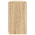 vidaXL Komoda s LED svetlami dub sonoma 142,5x37x67 cm