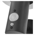 LED záhradné solárne nástenné svietidlo TERION, senzor súmraku, 12,5 x 14,7 x 14,6 cm