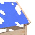 vidaXL Herná veža Hnedá 85 x 52,5 x 239 cm Masívne borovicové drevo