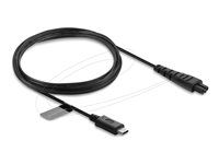 Delock - USB kabel - USB-C (M) do 2 piny (M) - 5 V - 1 A - 1.2 m - cerná