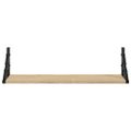 vidaXL Nástenné police 2 ks dub sonoma 60x15x15,5 cm