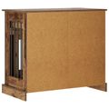 vidaXL Nábytok pre psa Staré drevo 90 x 47,5 x 80 cm Kompozitné drevo