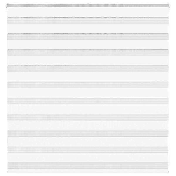 vidaXL Zebra roleta biela 145x100 cm šírka látky 140,9cm polyester