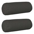 vidaXL Poťah na podložku 2 pcs HEERLEN Tmavosivá Ø 15 x 40 cm