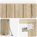 vidaXL Nástenná TV skrinka 59,5 x 31 x 30 cm Dub sonoma