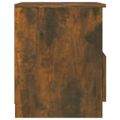 vidaXL Nočné stolíky 2 ks dymový dub 40x40x50 cm kompozitné drevo