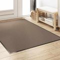 vidaXL Rohož Beige a čierna 120 x 180 cm 100% polyamid