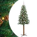 vidaXL Úzky vianočný stromček Zelená 180 cm
