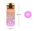 Tritanová fľaša pre deti Gradient Jednorožec 350 ml