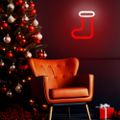 Neonová LED VIANONNÁ PONOŽKA biela červená FLNE23 Forever Light