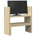 vidaXL Stolový organizér nastav. dub sonoma 40x17x41 cm kompozit.drevo