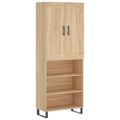vidaXL Vysoká skrinka dub sonoma 69,5x34x180 cm spracované drevo