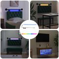 vidaXL LED pás 55 cm Viacfarebný PVC