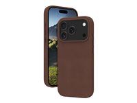 Zadný kryt pre mobilný telefón - kompatibilita s MagSafe - koža full-grain - dark tan - pre Apple iPhone 17 Pro