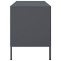 vidaXL TV skrinky 2 ks antracitové 68x39x50,5 cm oceľ