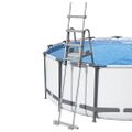 Bestway Flowclear 4-stupňový bezpečnostný rebrík do bazéna 132 cm