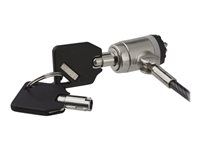 6 ft Keyed Cable Lock (LTLOCKKEY) - Security cable lock - black, silver - 2 m