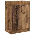 vidaXL Kúpeľňová skrinka pod umývadlo Staré drevo 78,5 x 37,5 x 81 cm