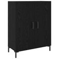 vidaXL Highboard Čierny dub 69,5 x 34 x 180 cm Kompozitné drevo