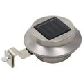vidaXL Vonkajšie solárne svietidlá 12 ks biele 12 cm LED okrúhle
