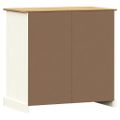 vidaXL Komoda so zásuvkami VIGO 78x40x75 cm biela borovicový masív