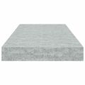 vidaXL Plávajúce nástenné police 2 ks betónové sivé 50x23,5x3,8 cm MDF
