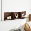 vidaXL Nástenná skrinka 100x16,5x30 cm hnedý dub kompozitné drevo
