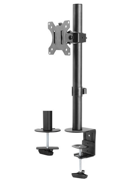 Neomounts FPMA-D510BLACK/Držák displeje/na stůl/10-32"/svorka+průchodka/VESA 100X100/nosn. 8kg/1 displej/černý Držák, VESA, stolní, pro plochý monitor, úhloprícka 10"-32", náklon 90°, otácení 180°, rotace 360°, nosnost 8kg, cerný
