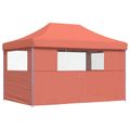 vidaXL Párty stan 279 x 410 x 315 cm Tehlová Oxfordská látka